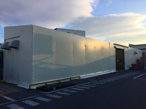 豊田市工場シート張替え2